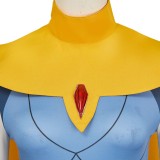 Dispatch Blonde Blazer Blue Cosplay Costume Halloween Carnival Outfit