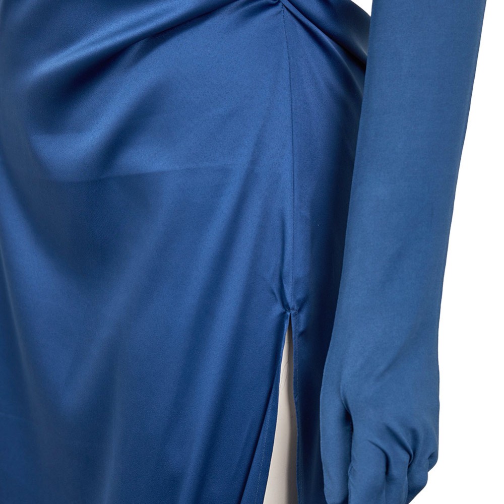 Dispatch Blonde Blazer Blue Dress Cosplay Costume Halloween Carnival Outfit