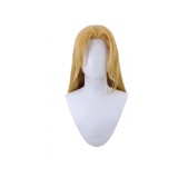 Dispatch Blonde Blazer Blue Dress Cosplay Costume Halloween Carnival Outfit
