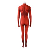 Dispatch Malevola Women Red Jumpsuit Cosplay Costume Halloween Carnival Outfit