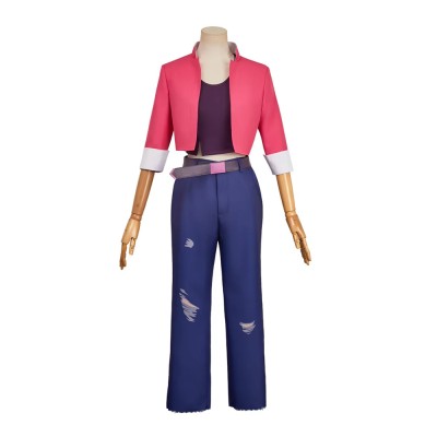 Dispatch Invisigal Kids Children Cosplay Costume Halloween Carnival Outfit