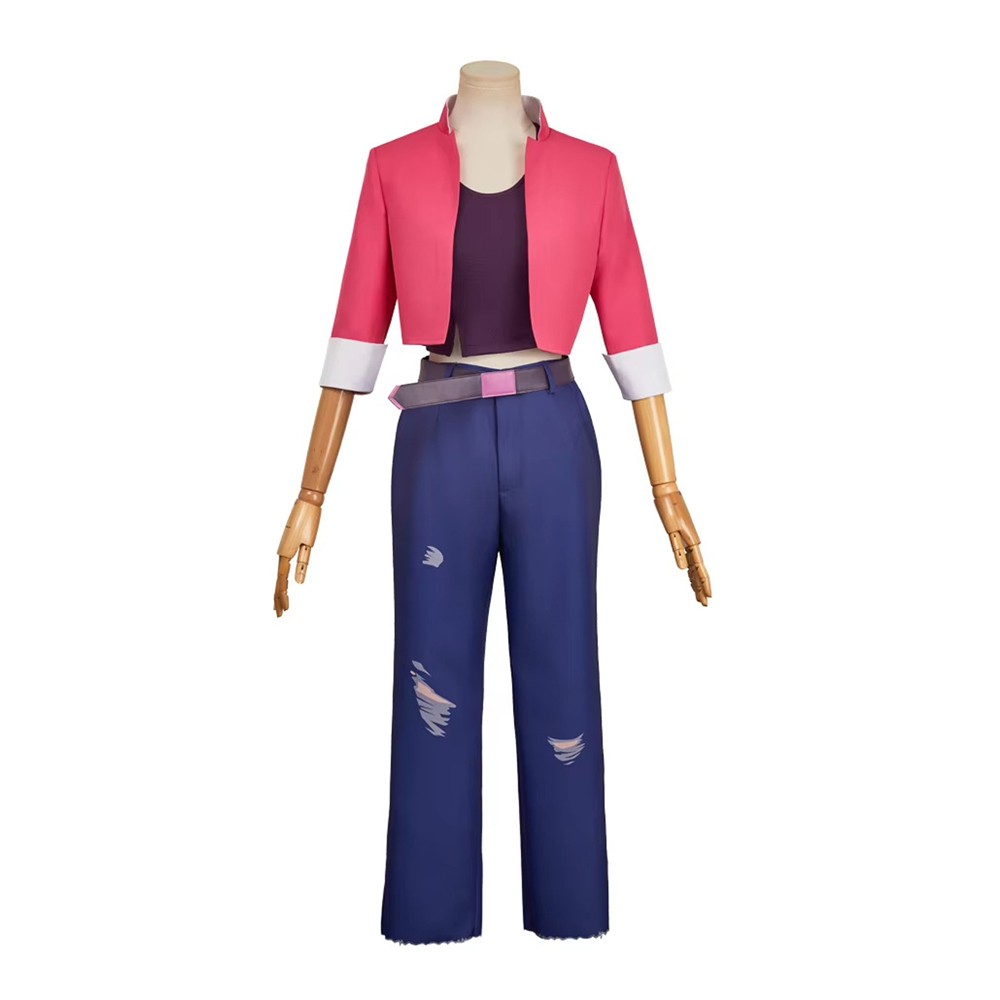 Dispatch Invisigal Kids Children Cosplay Costume Halloween Carnival Outfit
