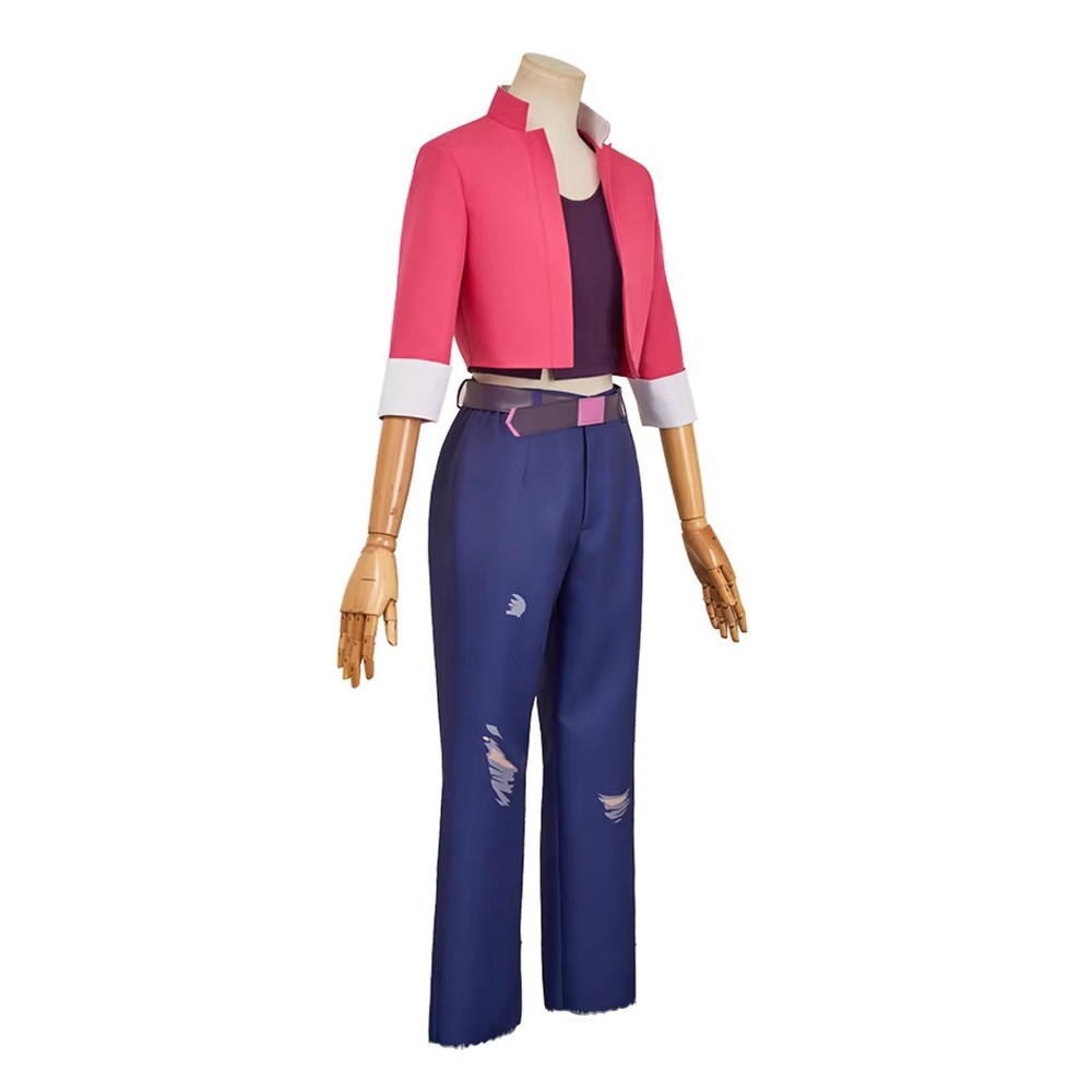 Dispatch Invisigal Kids Children Cosplay Costume Halloween Carnival Outfit