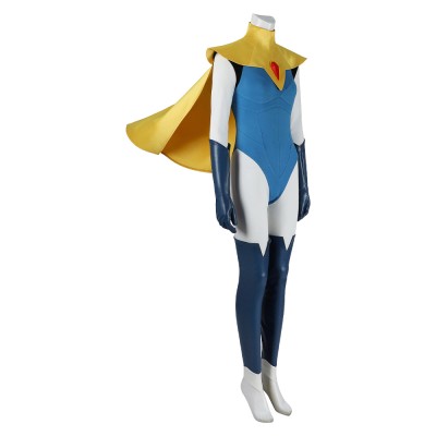 Dispatch Blazer Blue Women Cosplay Costume Halloween Carnival Outfit