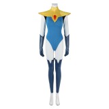 Dispatch Blazer Blue Women Cosplay Costume Halloween Carnival Outfit