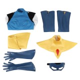 Dispatch Blazer Blue Women Cosplay Costume Halloween Carnival Outfit