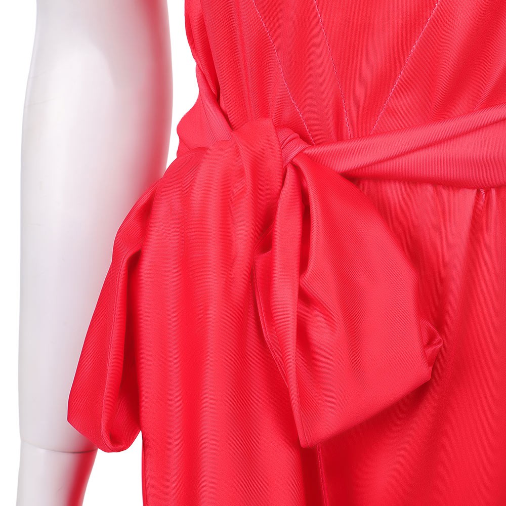 Disclosure Day Marry Women Red Dress Cosplay Costume Halloween Carnival Outfit