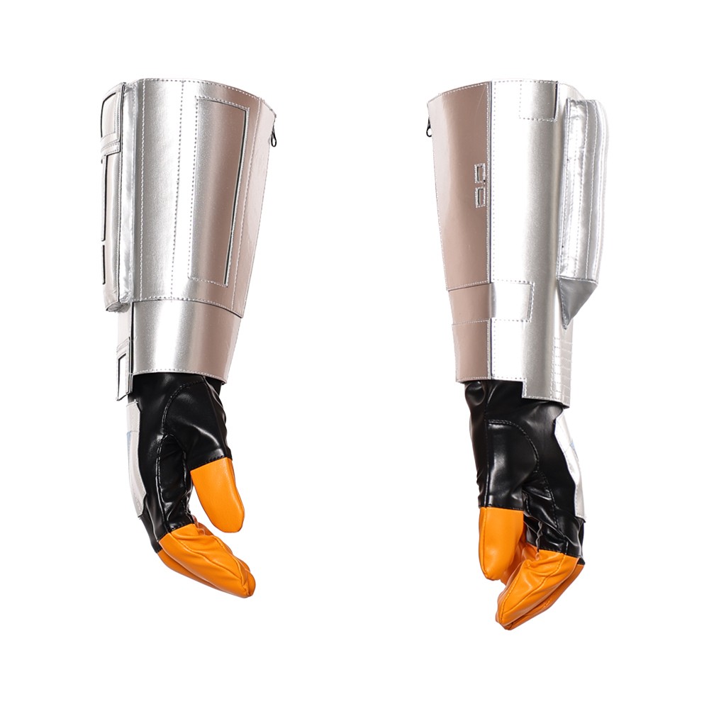 Din Djarin Silver Gloves Accessories Cosplay Costume Halloween Carnival