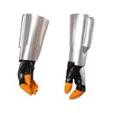 Din Djarin Silver Gloves Accessories Cosplay Costume Halloween Carnival