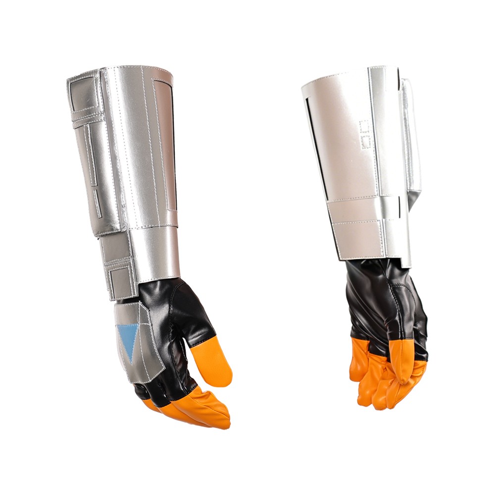 Din Djarin Silver Gloves Accessories Cosplay Costume Halloween Carnival