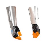Din Djarin Silver Gloves Accessories Cosplay Costume Halloween Carnival
