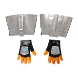 Din Djarin Silver Gloves Accessories Cosplay Costume Halloween Carnival