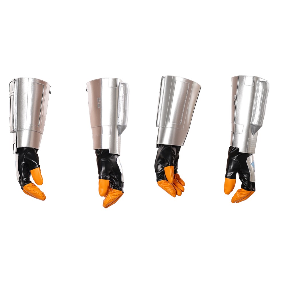 Din Djarin Silver Gloves Accessories Cosplay Costume Halloween Carnival