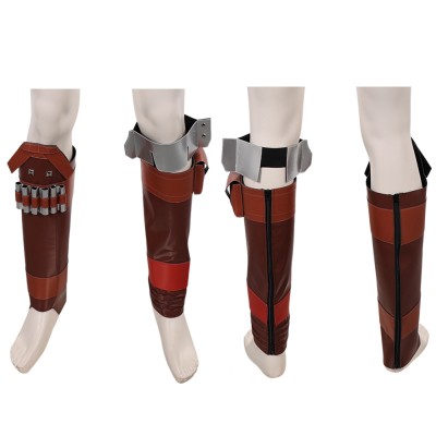 Din Djarin Leg Covers Accessories Cosplay Costume Halloween Carnival