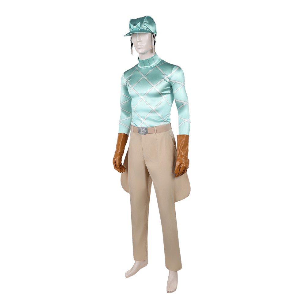 Diego Brando Green Cosplay Costume Halloween Carnival Outfit
