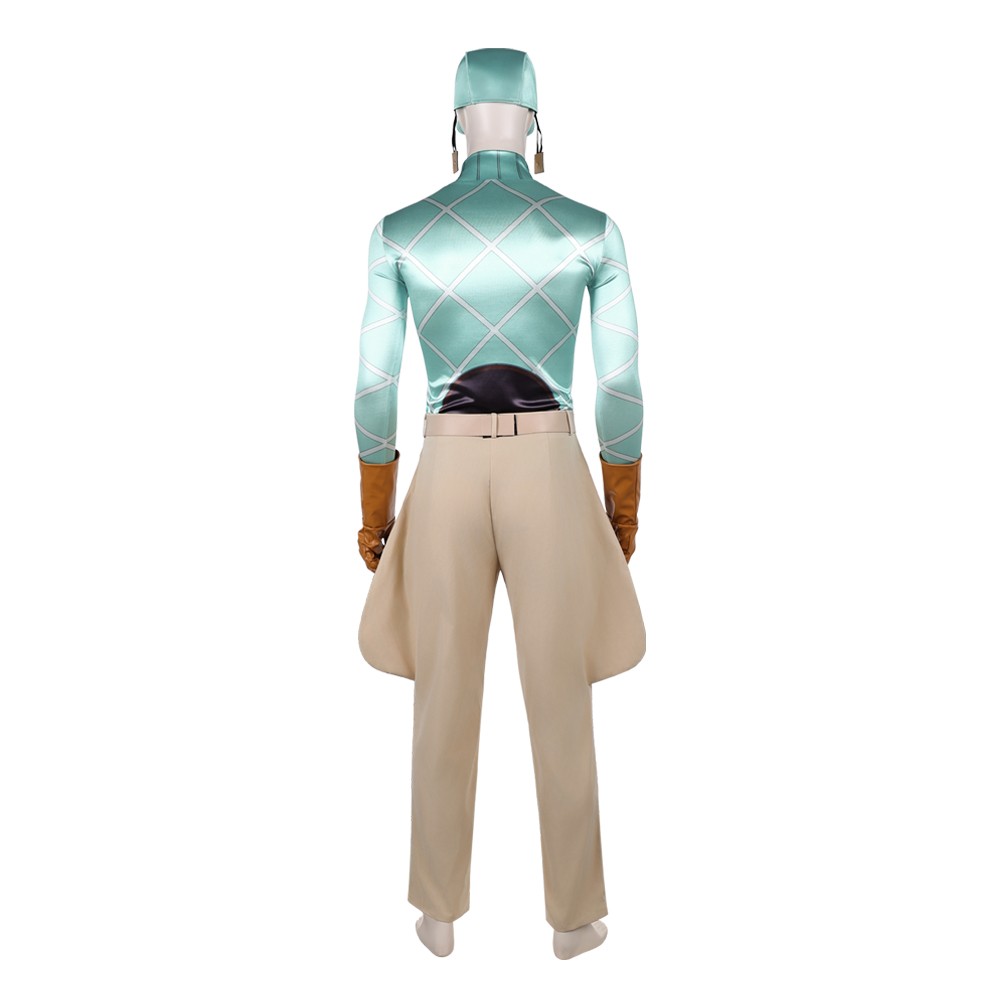Diego Brando Green Cosplay Costume Halloween Carnival Outfit
