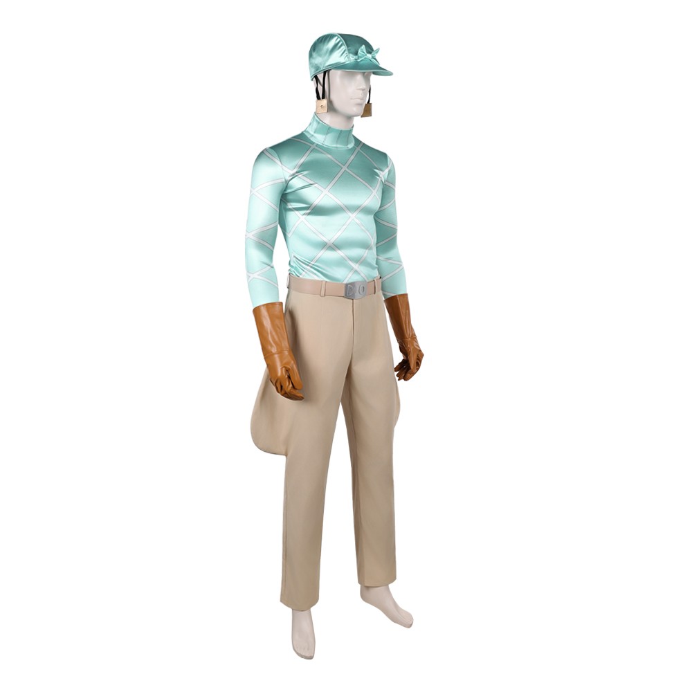 Diego Brando Green Cosplay Costume Halloween Carnival Outfit