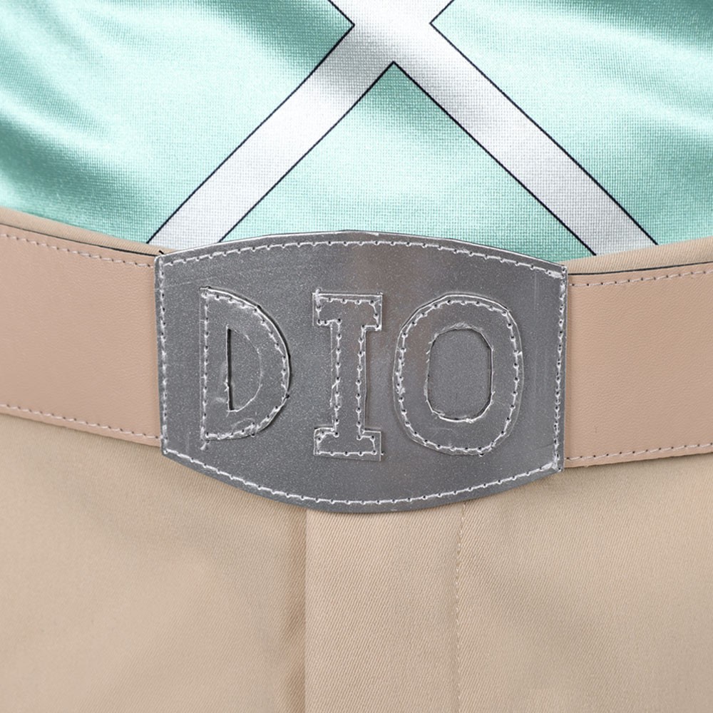 Diego Brando Green Cosplay Costume Halloween Carnival Outfit