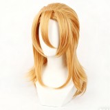 Diego Brando Golden Wig Resistant Synthetic Hair Accessories Cosplay Costume Halloween Carnival