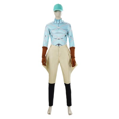 Diego Brando Blue Cosplay Costume Halloween Carnival Outfit