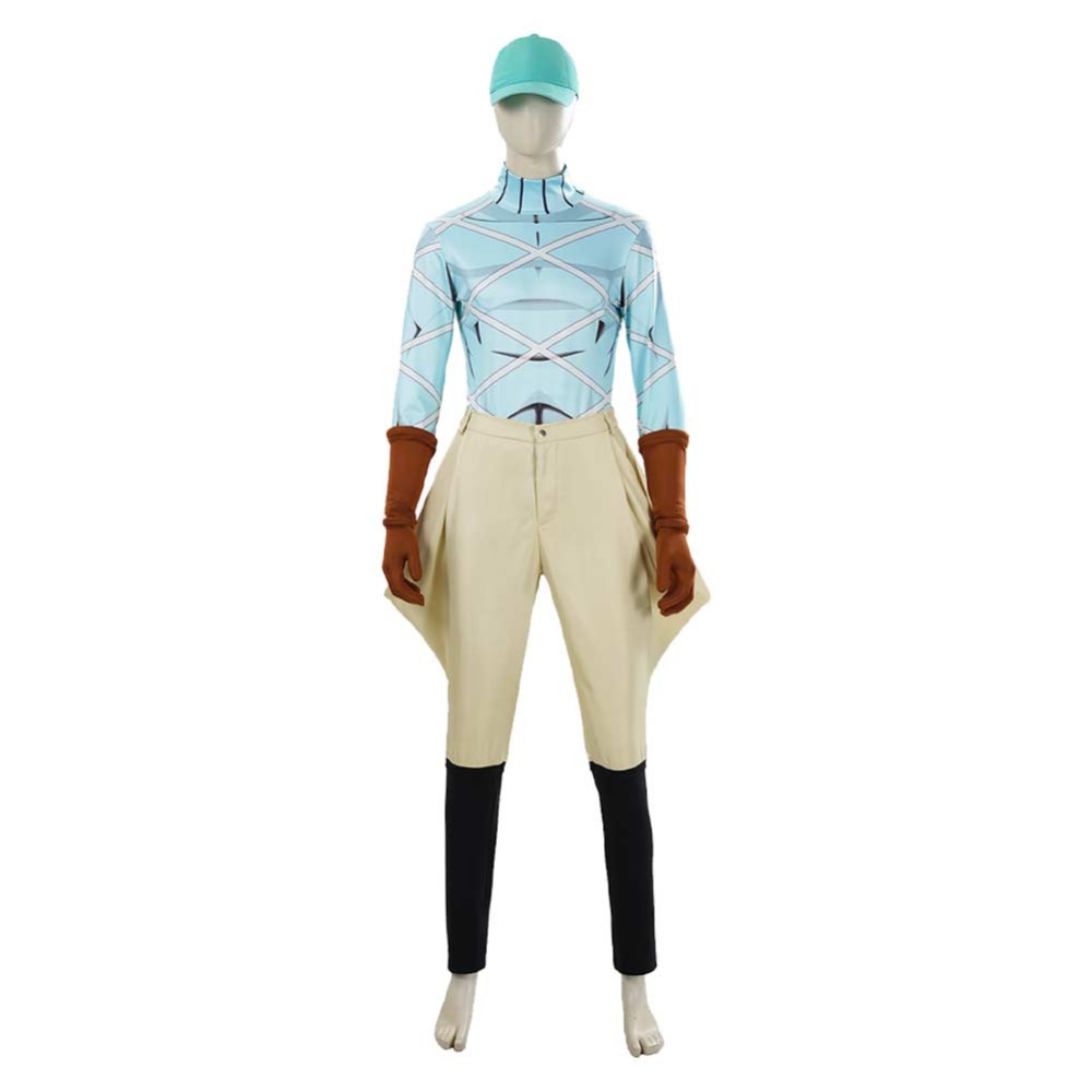 Diego Brando Blue Cosplay Costume Halloween Carnival Outfit
