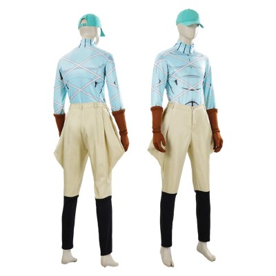 Diego Brando Blue Cosplay Costume Halloween Carnival Outfit