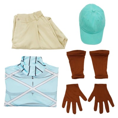 Diego Brando Blue Cosplay Costume Halloween Carnival Outfit