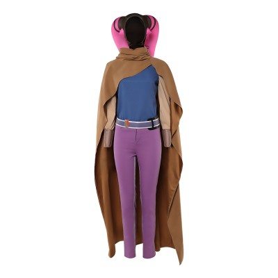 Devon Izara Women Brown With Cloak Cosplay Costume Halloween Carnival Outfit