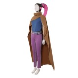 Devon Izara Women Brown With Cloak Cosplay Costume Halloween Carnival Outfit