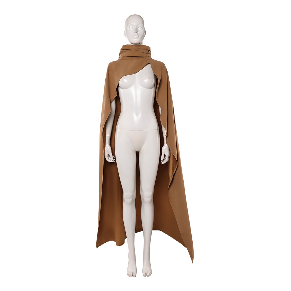Devon Izara Women Brown Cloak Cosplay Costume Halloween Carnival Outfit