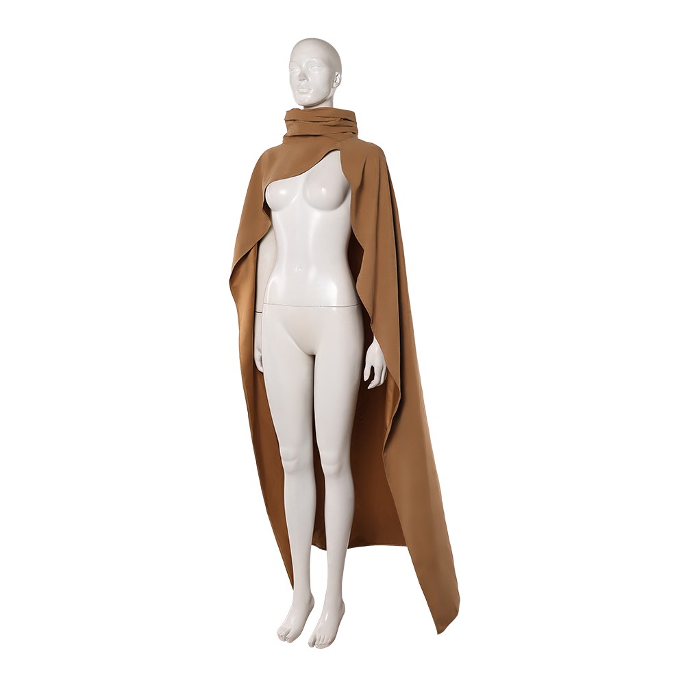 Devon Izara Women Brown Cloak Cosplay Costume Halloween Carnival Outfit