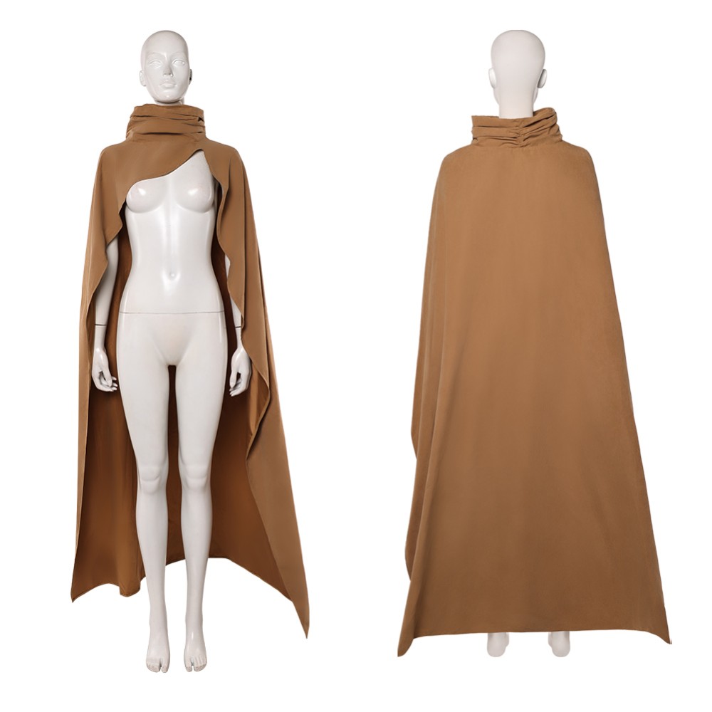 Devon Izara Women Brown Cloak Cosplay Costume Halloween Carnival Outfit