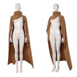 Devon Izara Women Brown Cloak Cosplay Costume Halloween Carnival Outfit