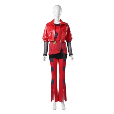 Descendants: The Rise of Red Princess Red Uniform Suit Cosplay Costume Halloween Carnival Outfit