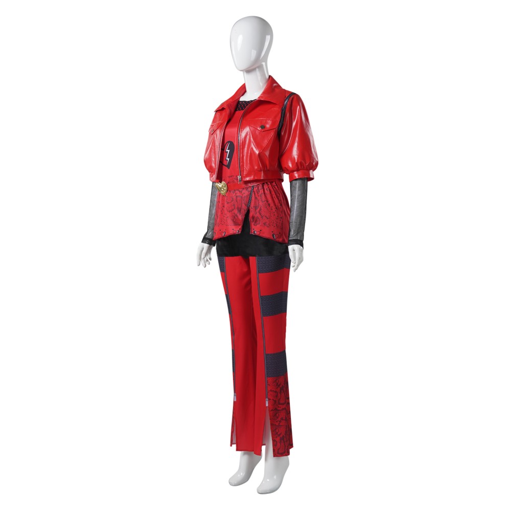 Descendants: The Rise of Red Princess Red Uniform Suit Cosplay Costume Halloween Carnival Outfit