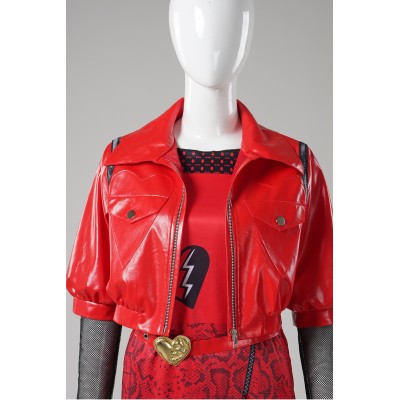 Descendants: The Rise of Red Princess Red Uniform Suit Cosplay Costume Halloween Carnival Outfit