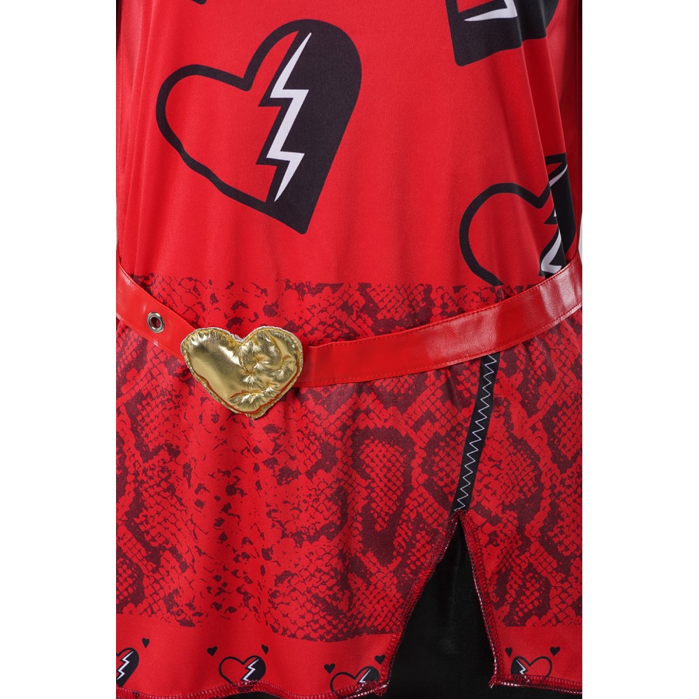 Descendants: The Rise of Red Princess Red Uniform Suit Cosplay Costume Halloween Carnival Outfit