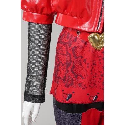 Descendants: The Rise of Red Princess Red Uniform Suit Cosplay Costume Halloween Carnival Outfit