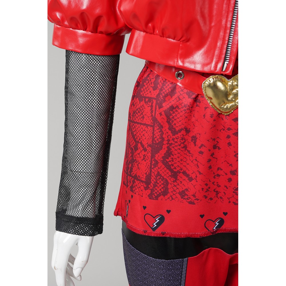 Descendants: The Rise of Red Princess Red Uniform Suit Cosplay Costume Halloween Carnival Outfit