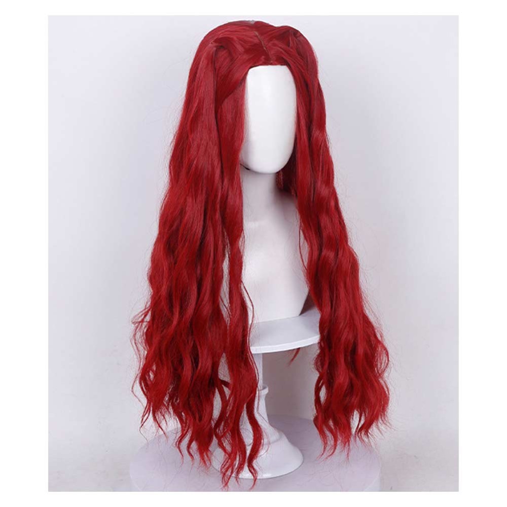 Descendants Red Wig Accessories Cosplay Costume Halloween Carnival