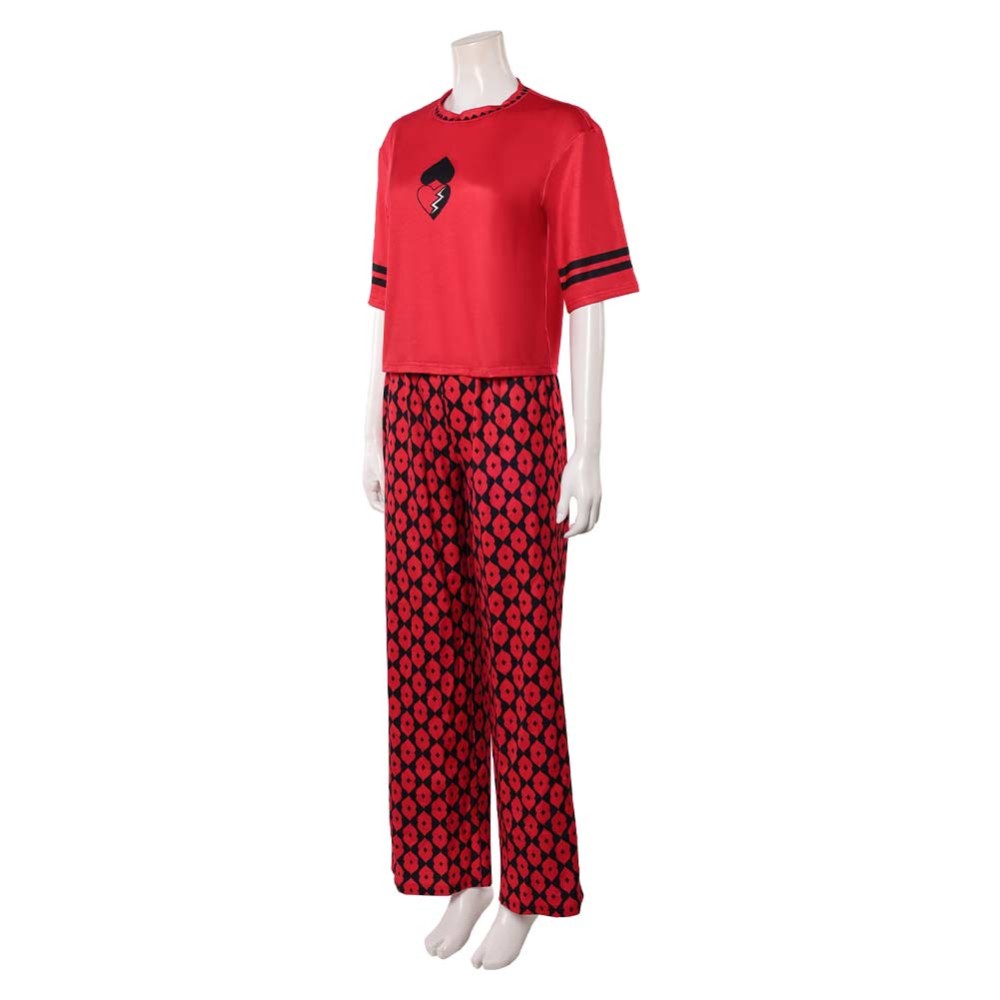 Descendants: Wicked Wonderland Red Red Pajamas Cosplay Costume Halloween Carnival Outfit