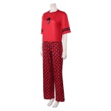 Descendants: Wicked Wonderland Red Red Pajamas Cosplay Costume Halloween Carnival Outfit