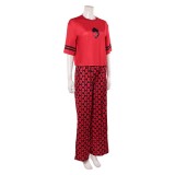 Descendants: Wicked Wonderland Red Red Pajamas Cosplay Costume Halloween Carnival Outfit