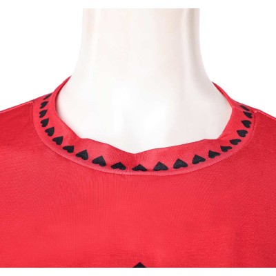 Descendants: Wicked Wonderland Red Red Pajamas Cosplay Costume Halloween Carnival Outfit