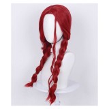 Descendants: Wicked Wonderland Red Wig Heat Resistant Synthetic Hair Prop Cosplay Costume Halloween Carnival