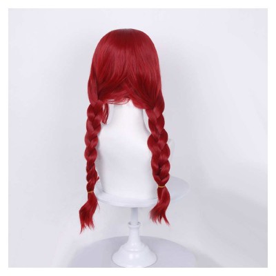 Descendants: Wicked Wonderland Red Wig Heat Resistant Synthetic Hair Prop Cosplay Costume Halloween Carnival