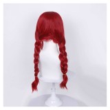 Descendants: Wicked Wonderland Red Wig Heat Resistant Synthetic Hair Prop Cosplay Costume Halloween Carnival