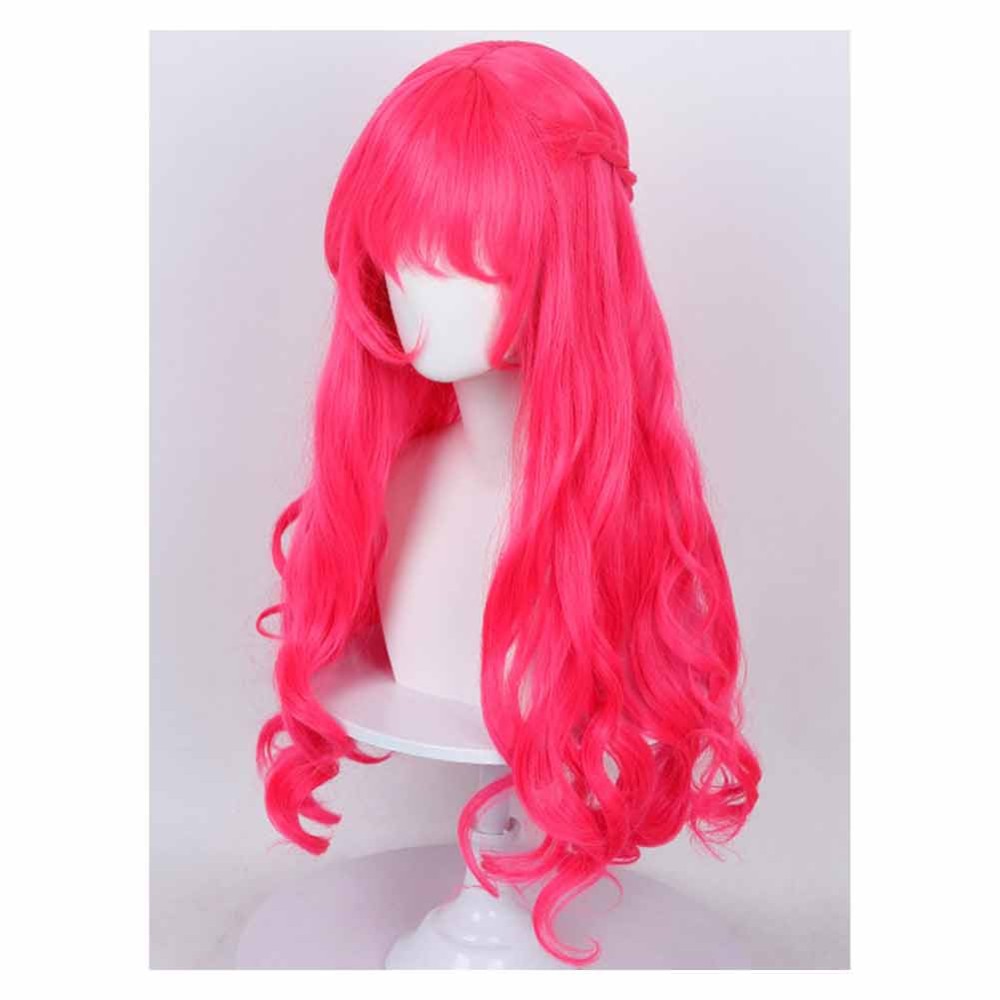 Descendants: Wicked Wonderland Pink Wig Heat Resistant Synthetic Hair Party Props Cosplay Costume Halloween Carnival