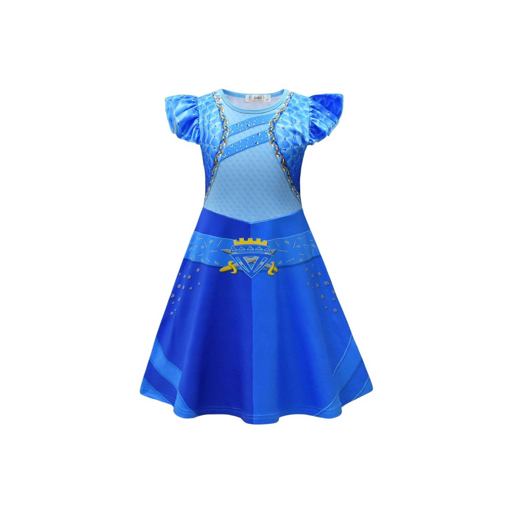 Descendants: The Rise of Red Uma Kids Girls Dress Suit Cosplay Costume Halloween Carnival Outfit