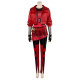 Descendants: The Rise of Red Red Uniform Suit Cosplay Costume Halloween Carnival Outfit
